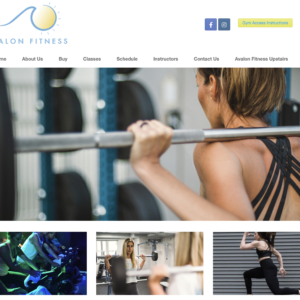 Avalon Fitness Website